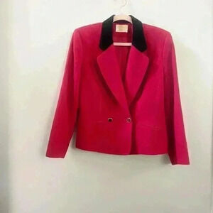 Pendleton red wool blazer 6‎